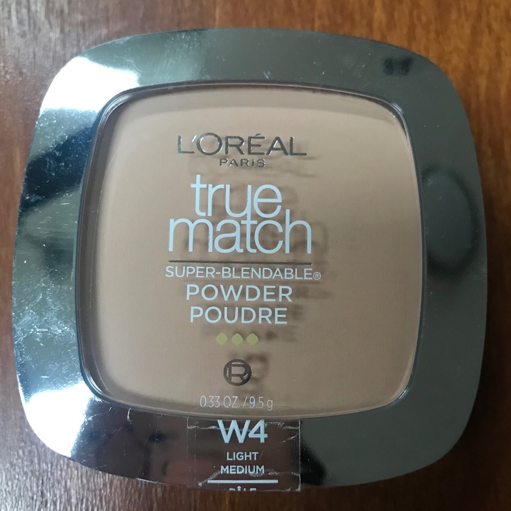 L’Oréal Paris True Match Super-Blendable Powder W4 Light Medium 0.33 oz/9.5 g